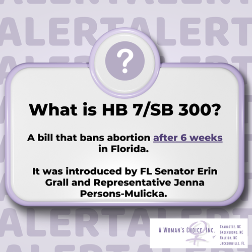 What Is HB 7/SB 300? A Bill That Bans Abortion After 6 Weeks In Florida